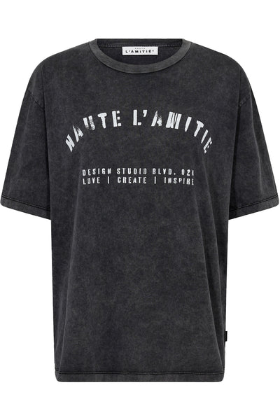 Noma Acid Curve Studio Tee Black Acid Wash - HL10607 Thumbnail