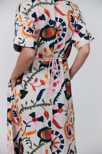 JamieLL Maxi Dress 3/4 70 Multi - 26445-3006 Thumbnail