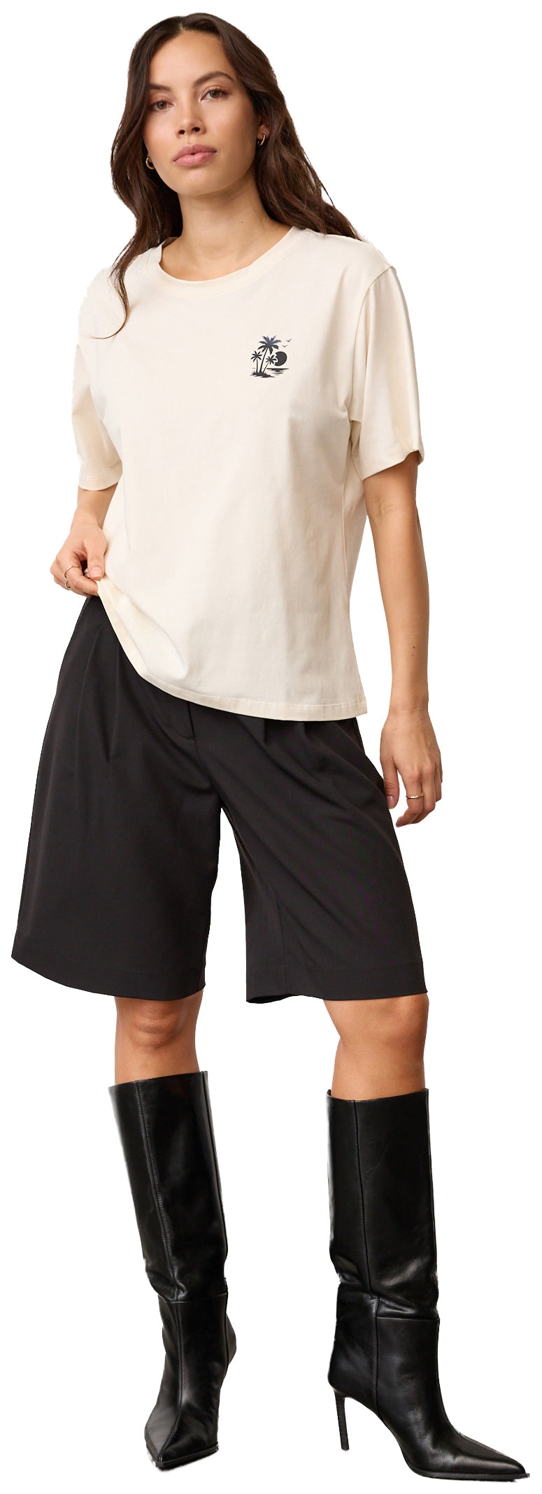 Coco BeachCC Box Tee 5-Pearl - 43022
