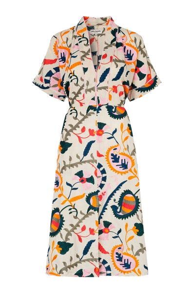 JamieLL Maxi Dress 3/4 70 Multi - 26445-3006 Thumbnail