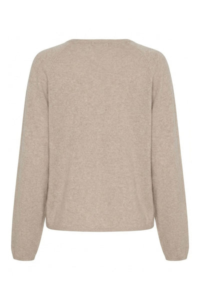 cashmere cardigan Cream Melange - 50067 Thumbnail