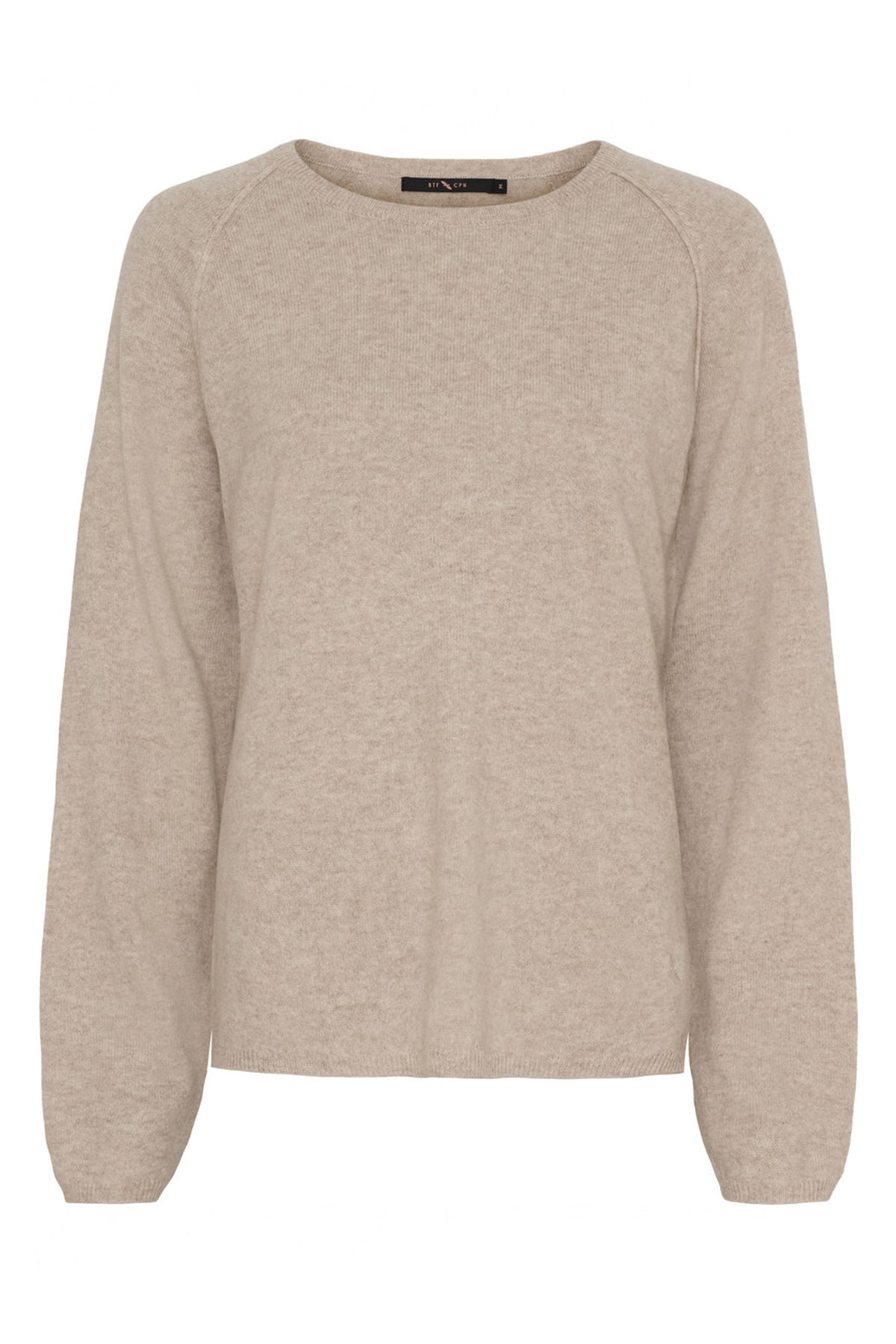 cashmere pullover Cream Melange - 50068