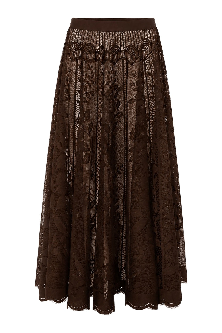 Collinsll Midi Skirt 87 Dark Mokka - 26493-2035