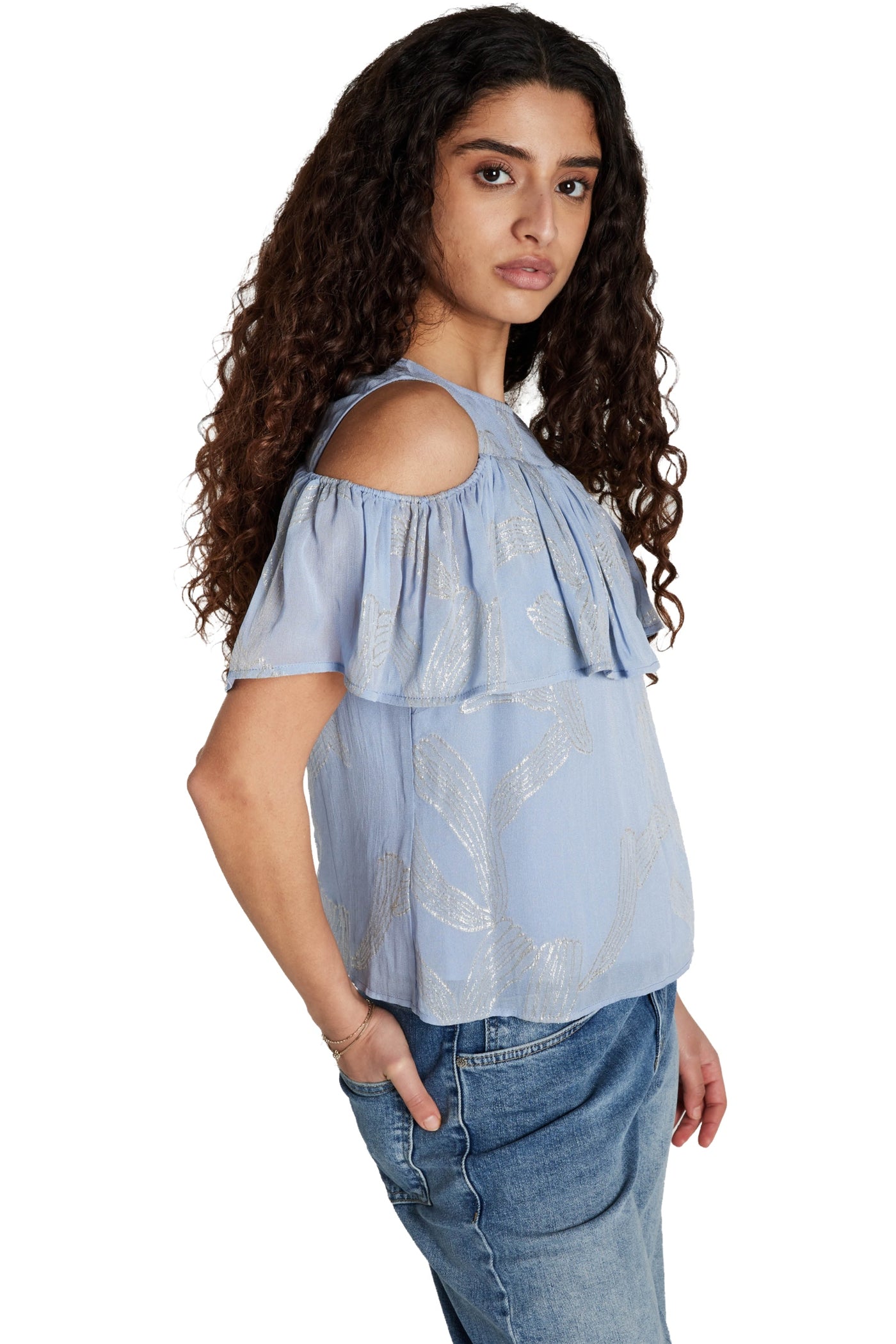 AmmandraBBZinasa blouse Eventide Blue - BBW4976