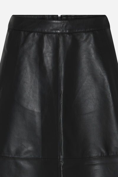 SoftiBBIreni leather skirt Black - BBW5202 Thumbnail