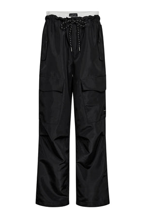 Cargo Pull On Tall Trouser Black - HL10349