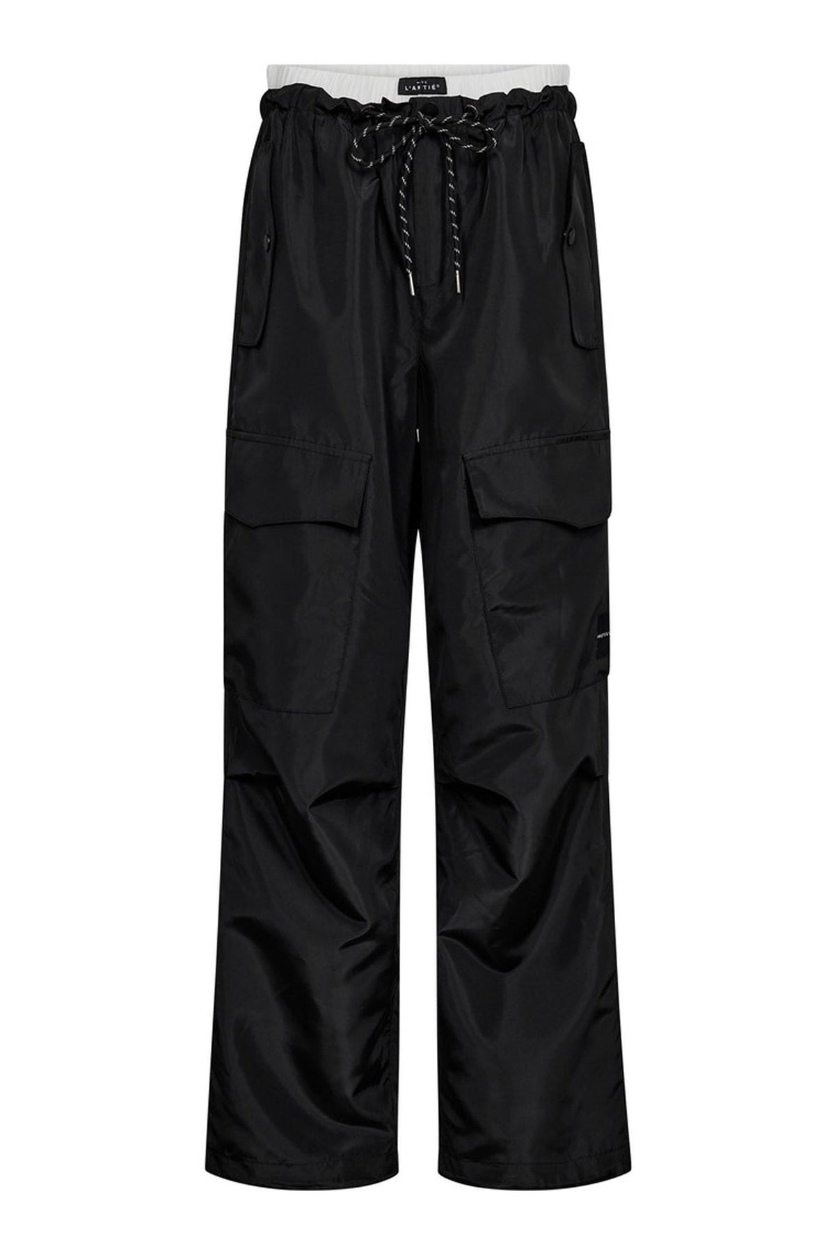 Cargo Pull On Tall Trouser Black - HL10349