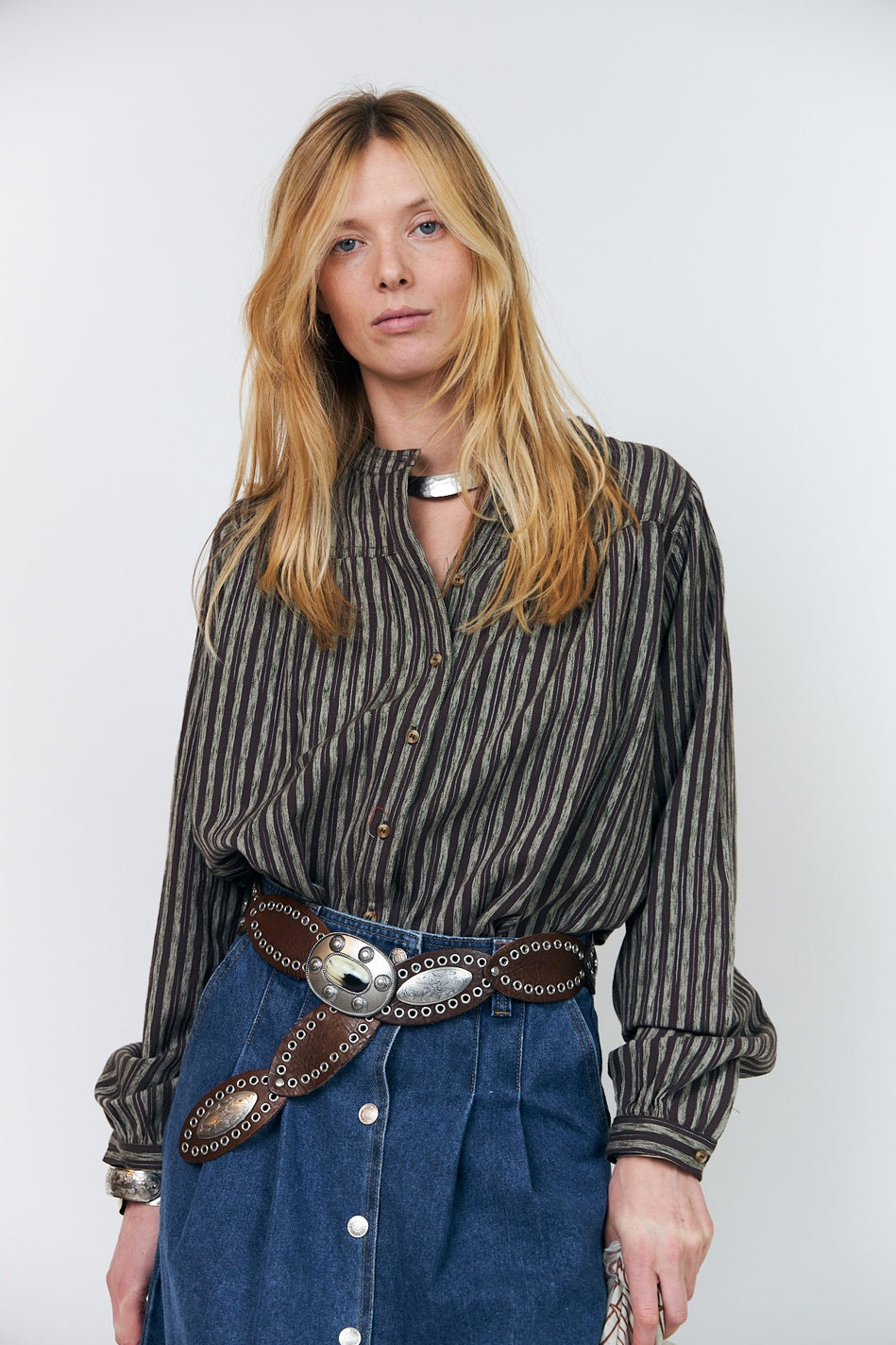Nickyll Shirt Ls Dark Mokka - 26497-1070