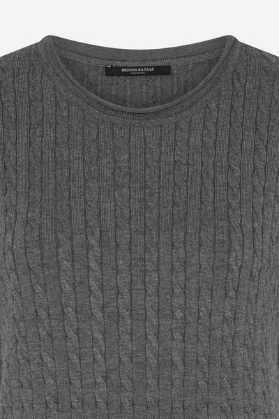 Anemonebbglenda Knit Grey Melange - BBW4859 Thumbnail