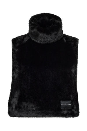 Fur Neck Warmer Black - HL10681