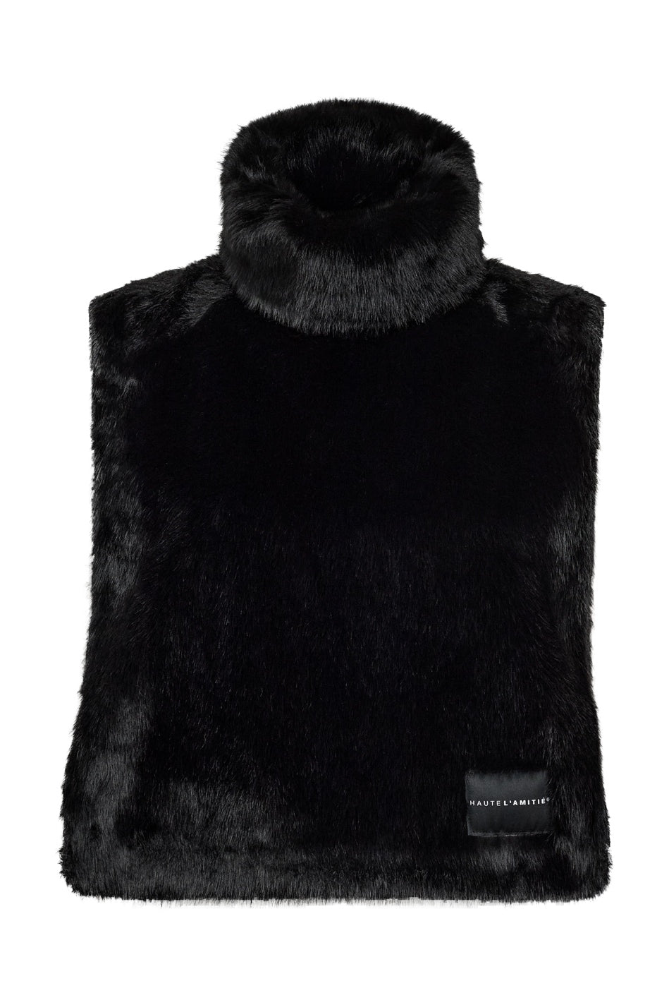 Fur Neck Warmer Black - HL10681