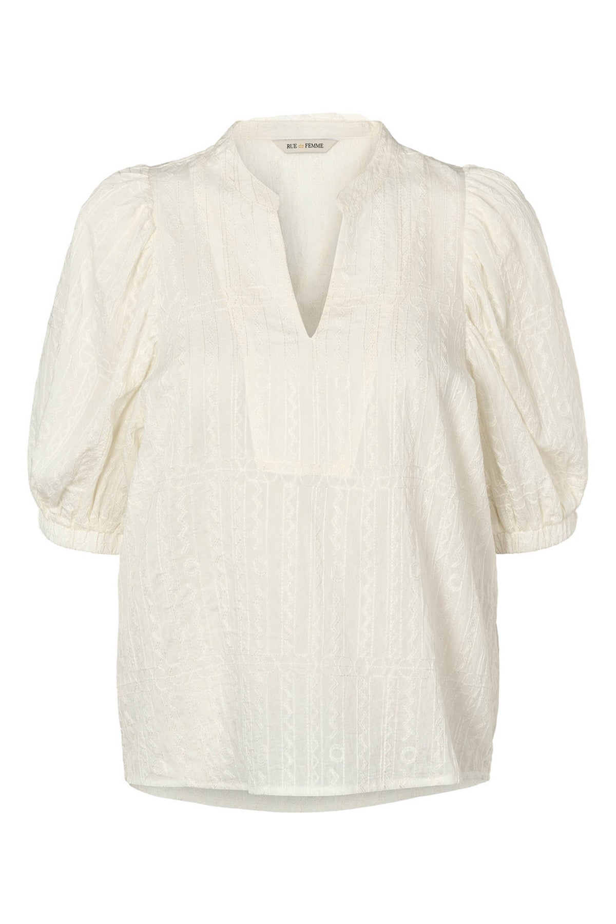 7785RDFArmelle blouse 01 White - RDF821