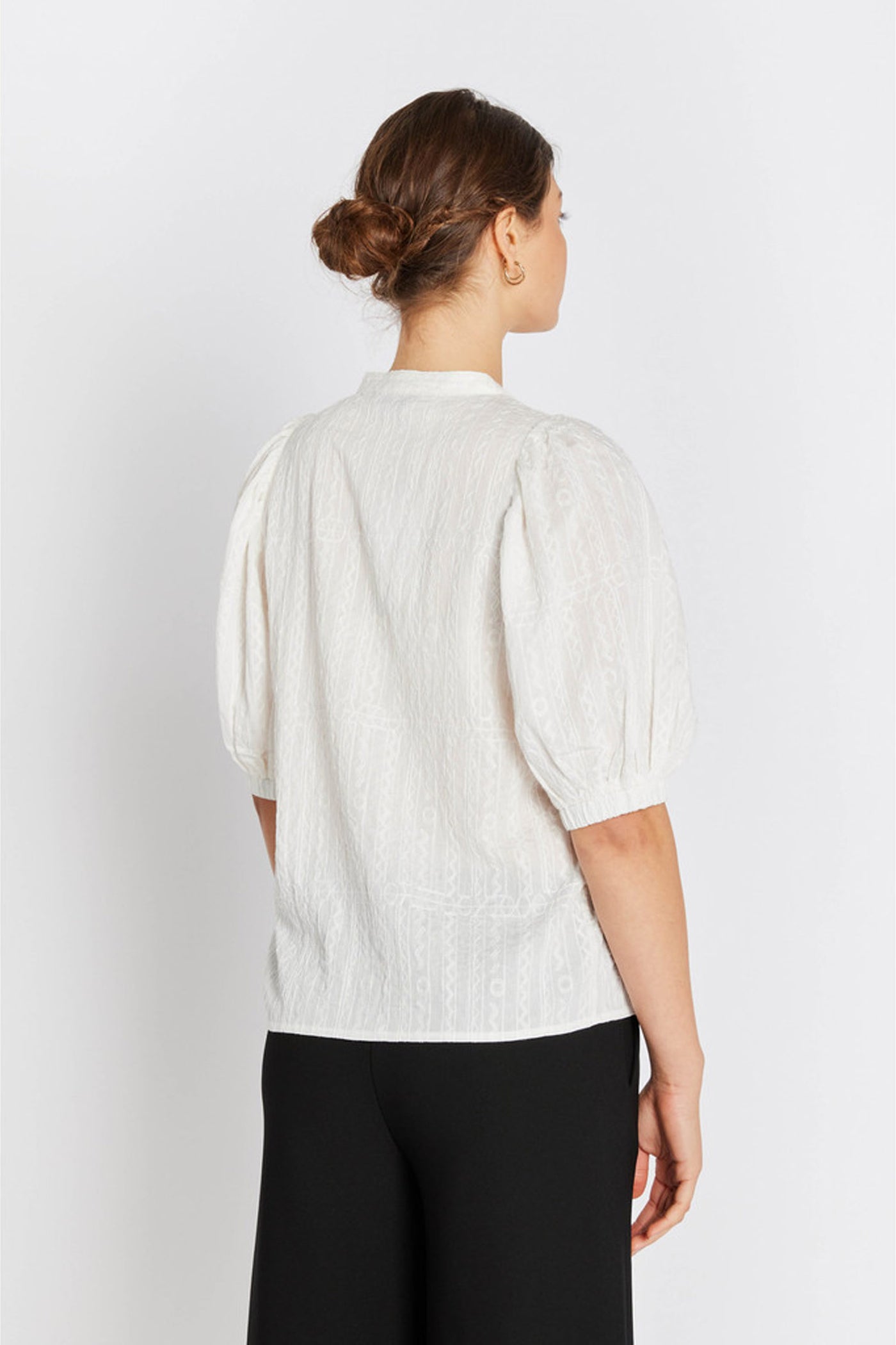 7785RDFArmelle blouse 01 White - RDF821