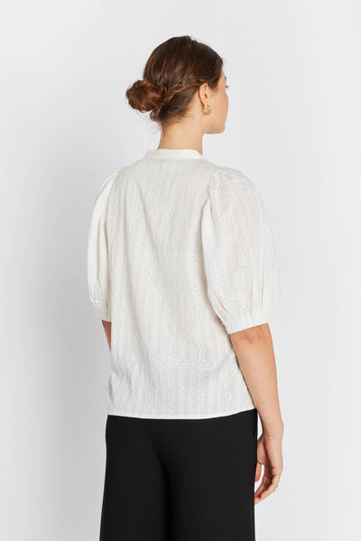 7785RDFArmelle blouse 01 White - RDF821 Thumbnail