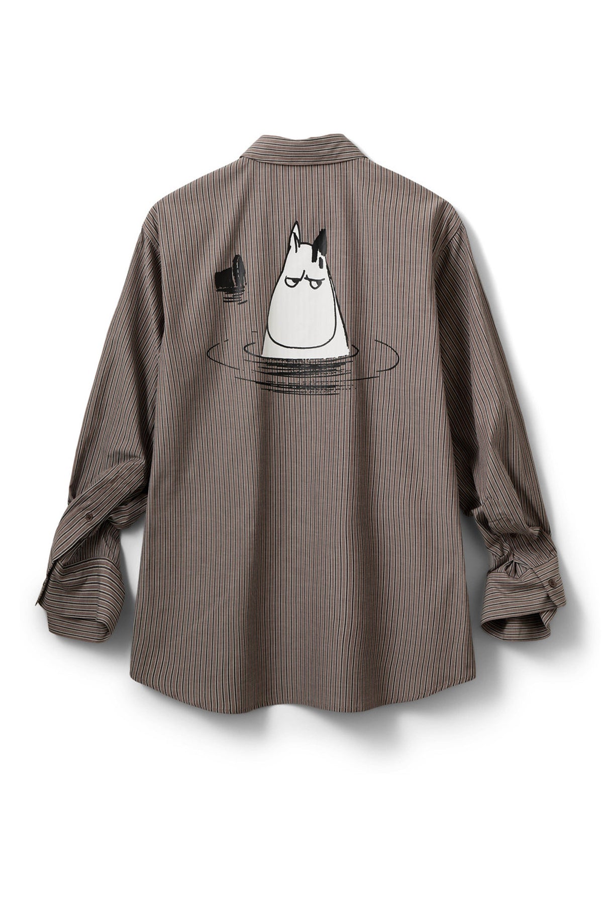 Abbysw Moomin Shirt Brown Striped - S263100
