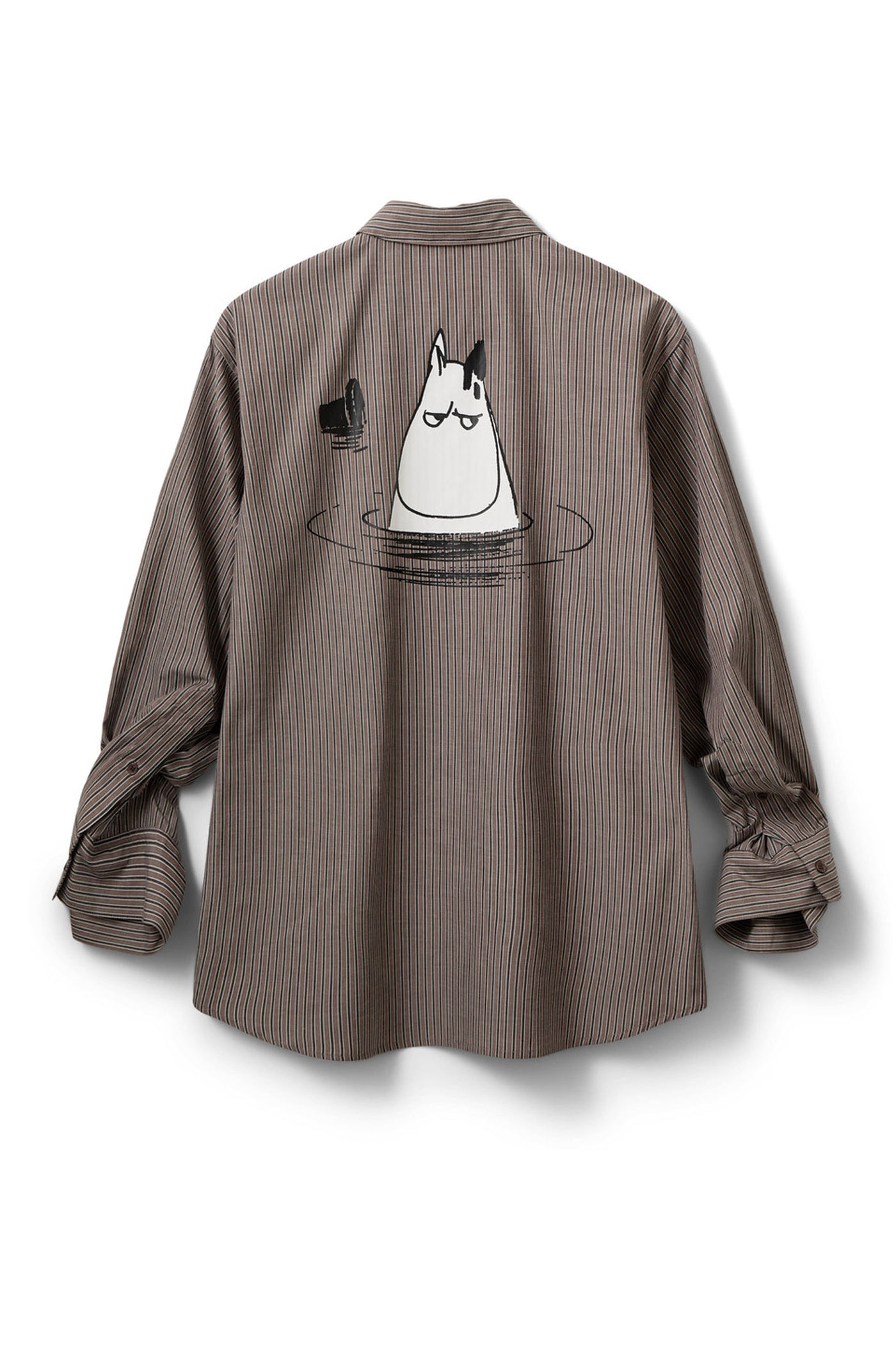 Abbysw Moomin Shirt Brown Striped - S263100