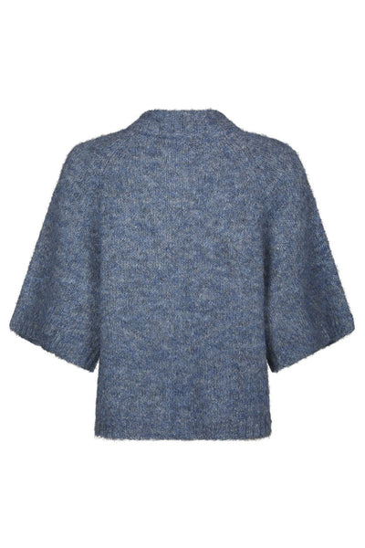 Benuta Fluffy Knit Cardigan Smoke Blue - 165816 Thumbnail