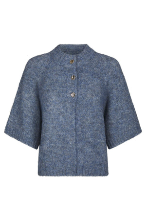 Benuta Fluffy Knit Cardigan Smoke Blue - 165816