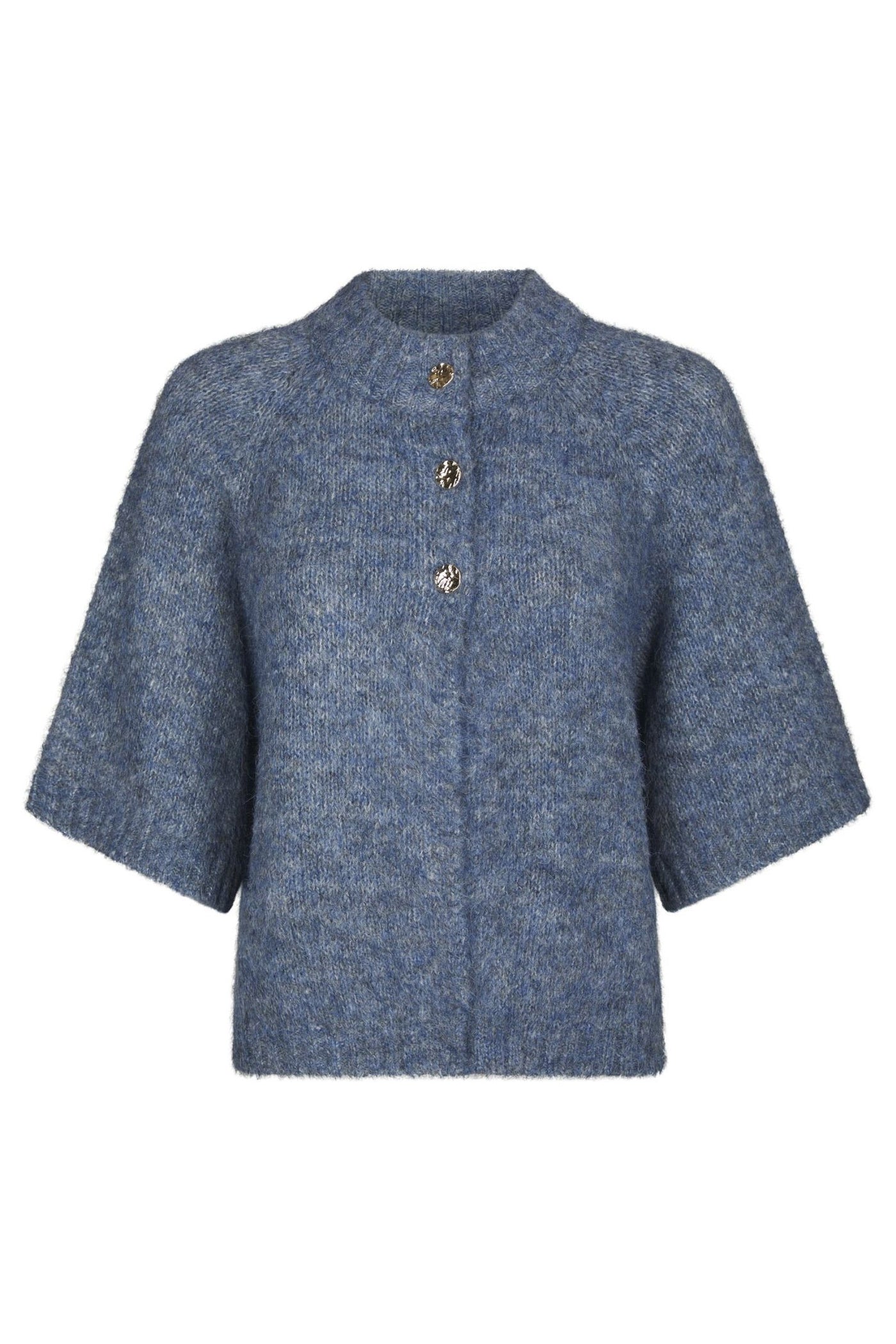 Benuta Fluffy Knit Cardigan Smoke Blue - 165816
