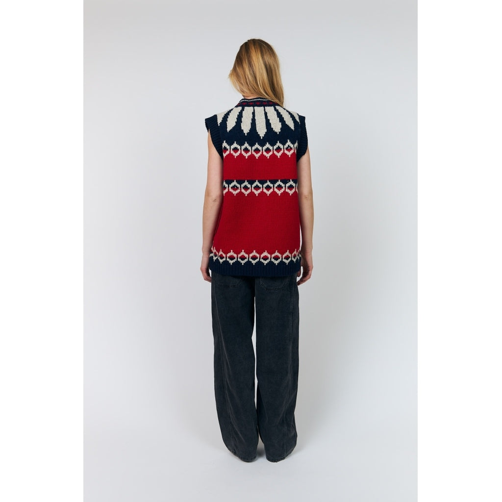 CleoLL Knit Vest SL 30 Red - 26407-5019