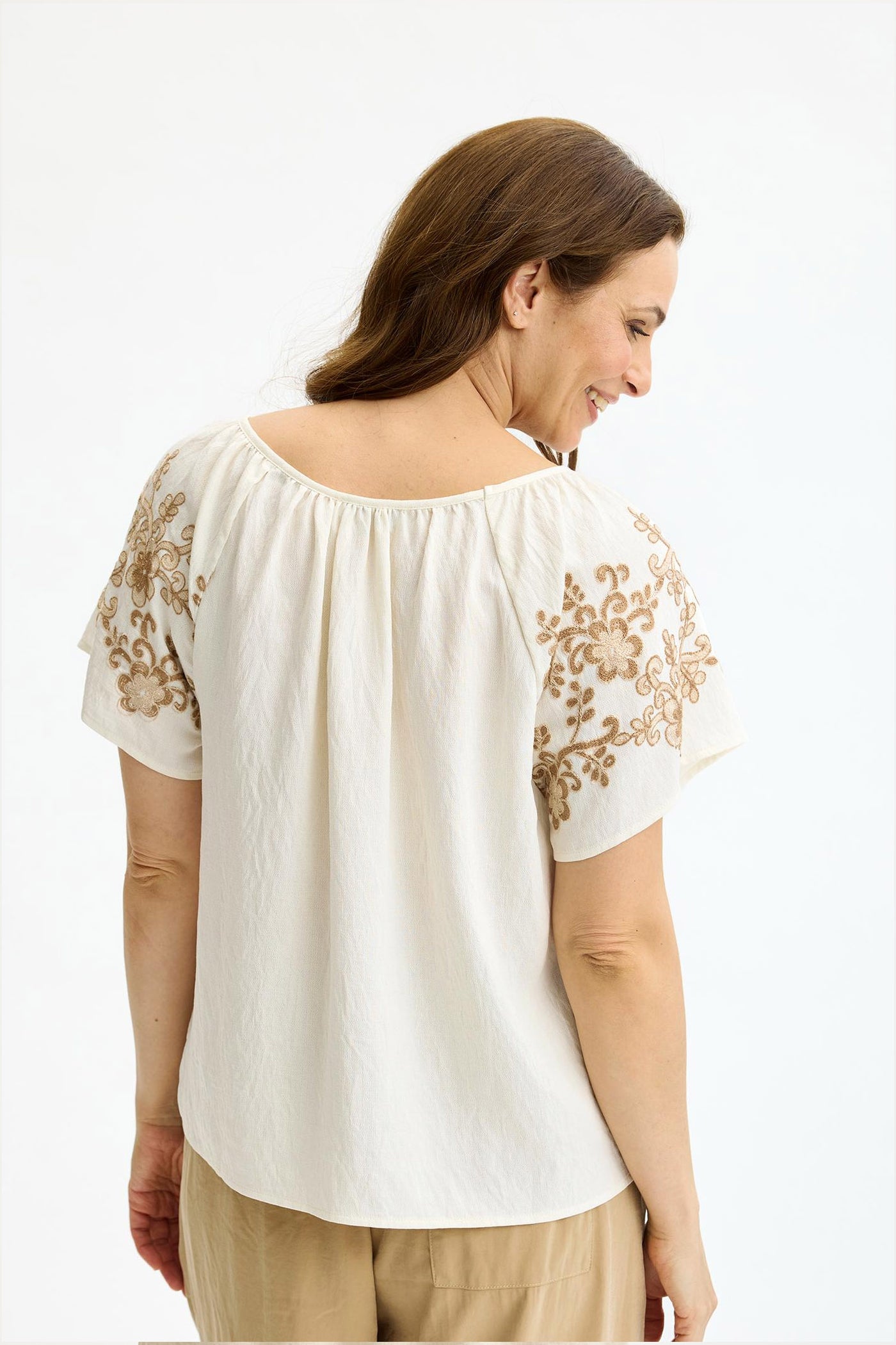June blouse OFF WHITE - 17101