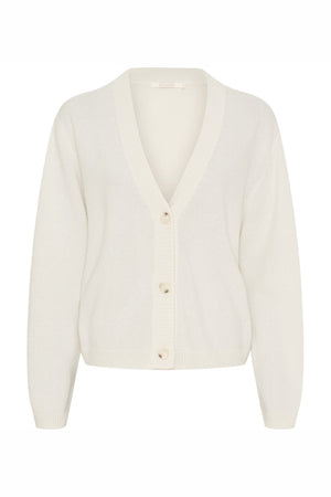 Pure Cashmere Cardigan White - 500114