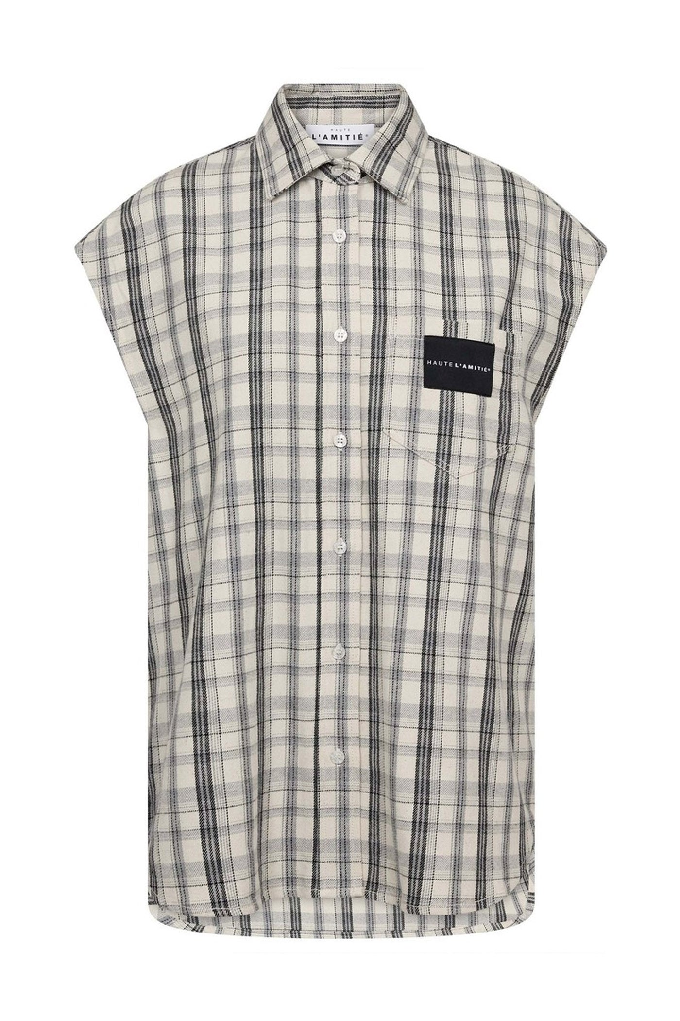 Rixton NS Check Shirt Off-White - HL10732