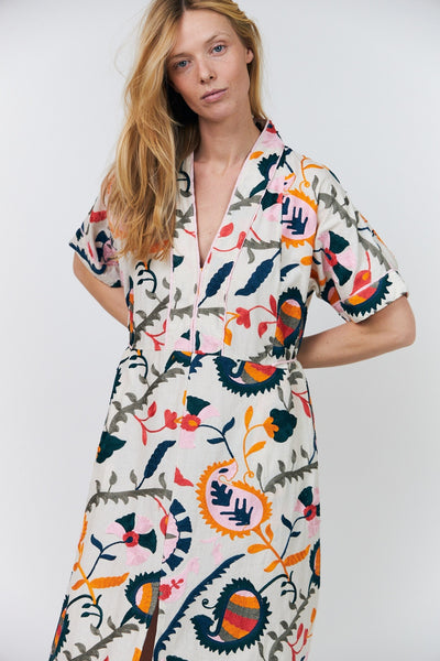 JamieLL Maxi Dress 3/4 70 Multi - 26445-3006 Thumbnail
