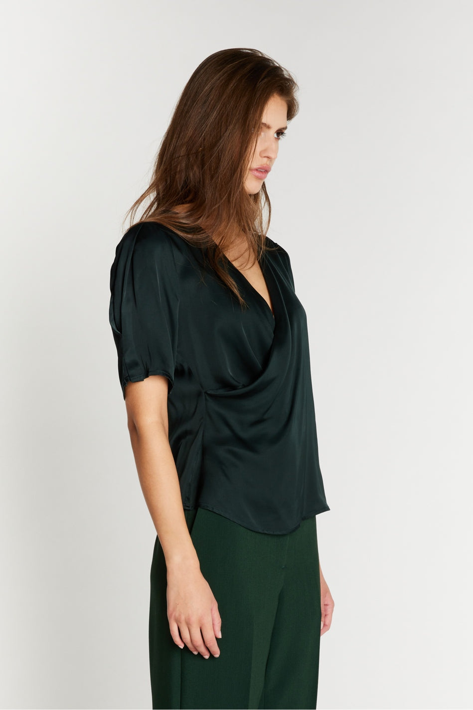 WeckiaBBNeemas blouse Dark green - BBW5103