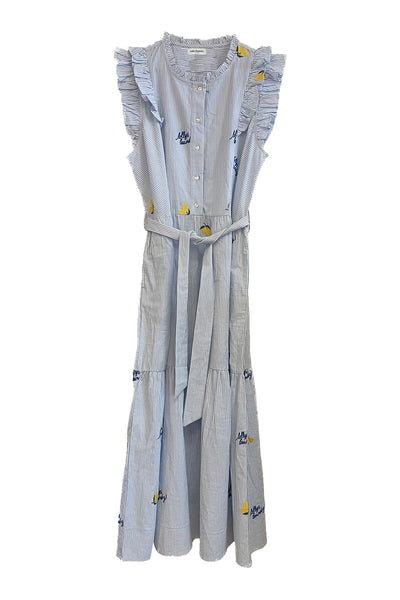 HarrietLL Maxi Dress SL 22 Light Blue - EX00008-3001 Thumbnail