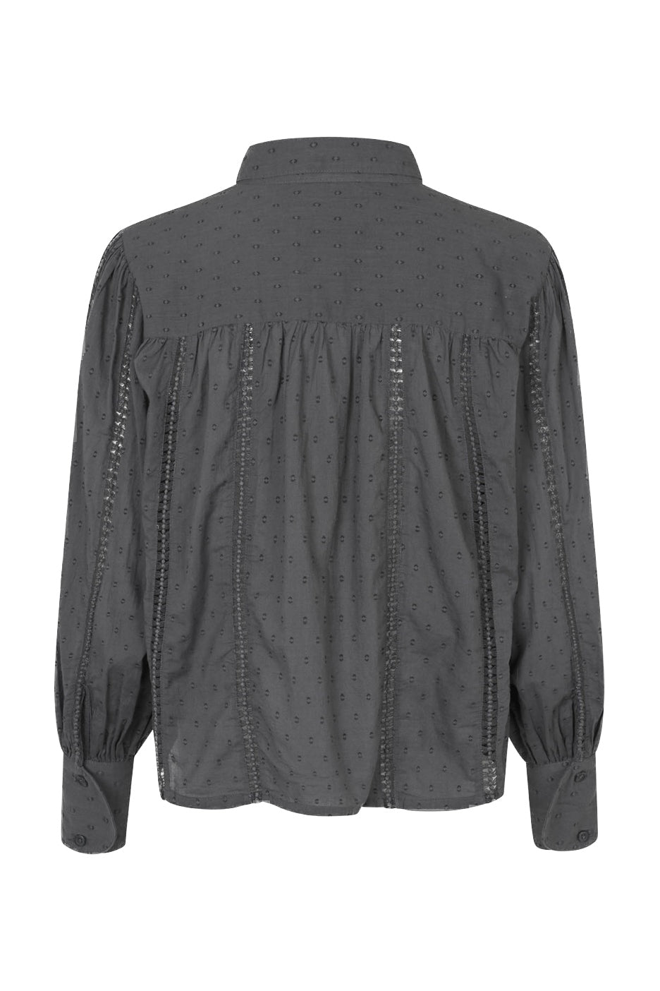 Emll Shirt Ls 18 Washed Black - 26432-1063