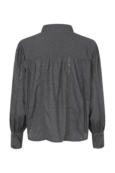 Emll Shirt Ls 18 Washed Black - 26432-1063 Thumbnail