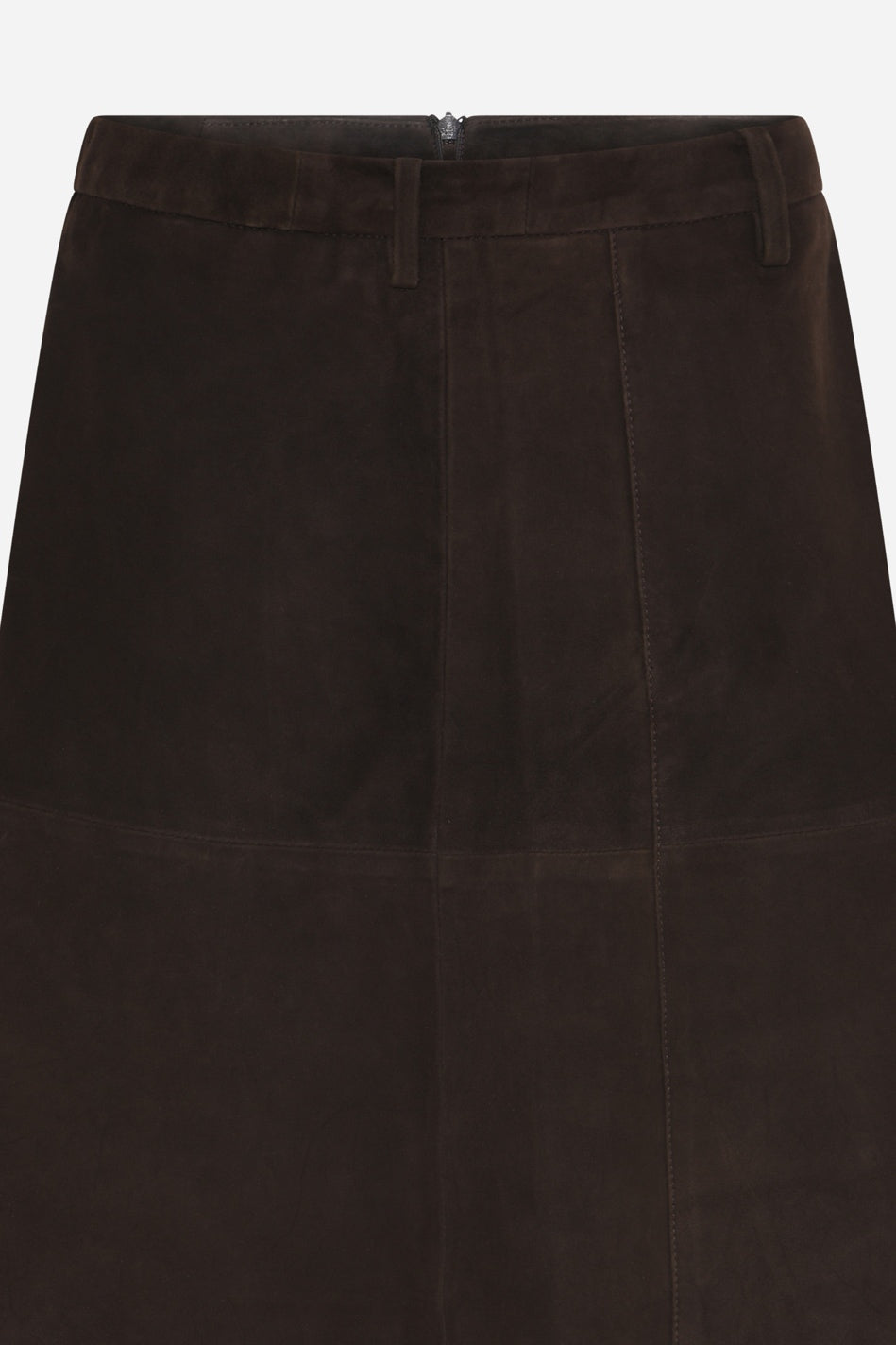 SuedaBBIrene suede skirt Dark brown - BBW5098