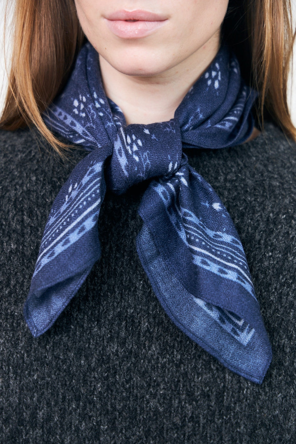 MaseLL Scarf 27 Dark Navy - 70061-00027