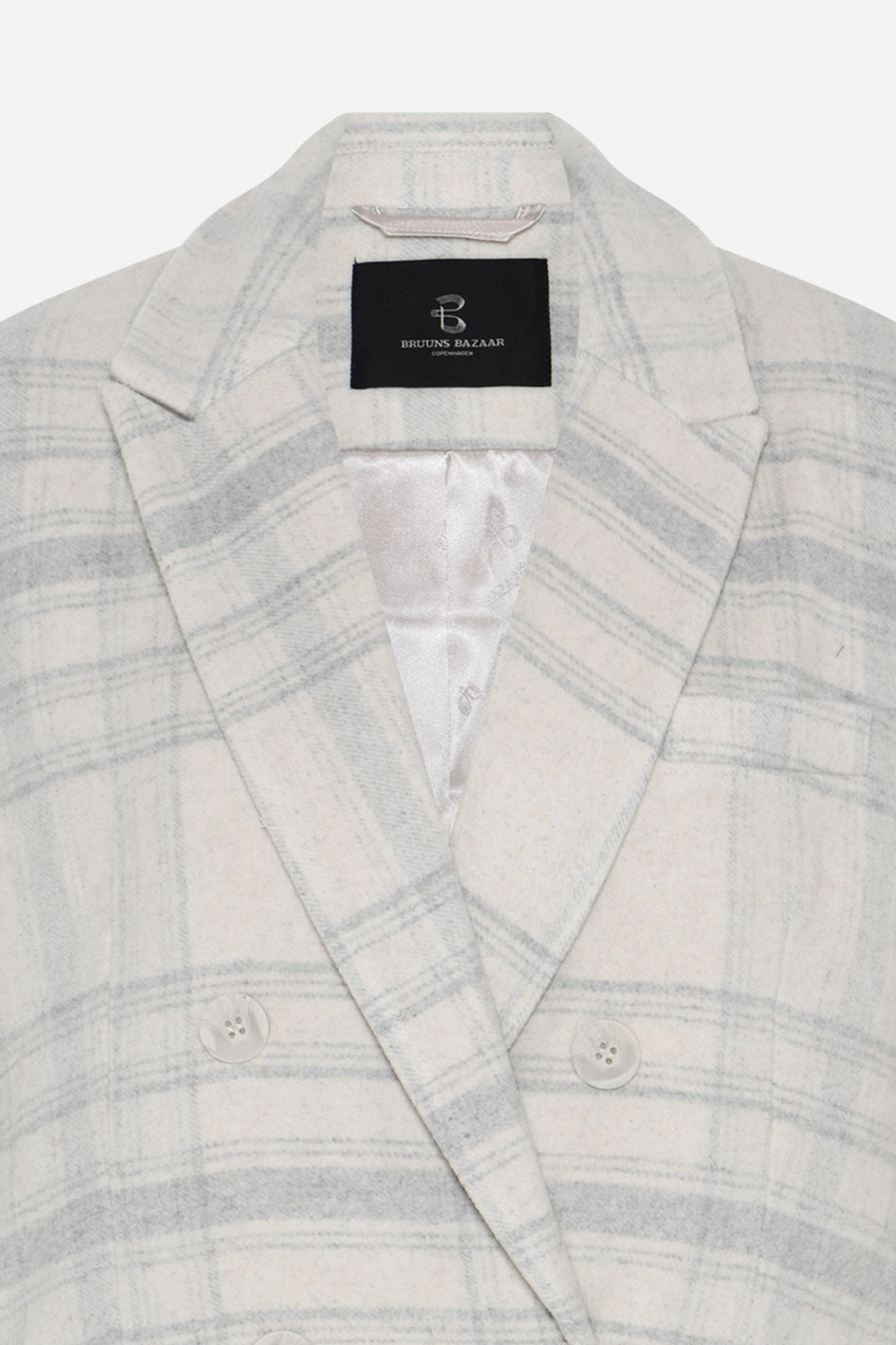 KentioBBAbellas coat Beige Check - BBW5082