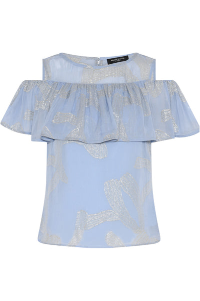 AmmandraBBZinasa blouse Eventide Blue - BBW4976 Thumbnail