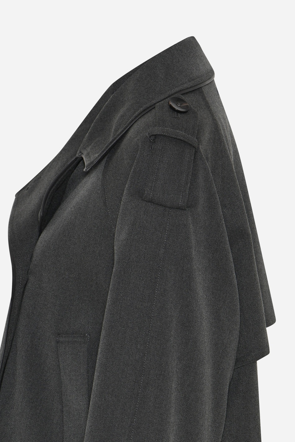 OncocaBBShort trenchcoat Grey - BBW5086