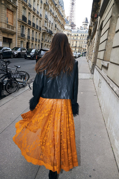 Collinsll Midi Skirt RUST - 26493-2035 Thumbnail