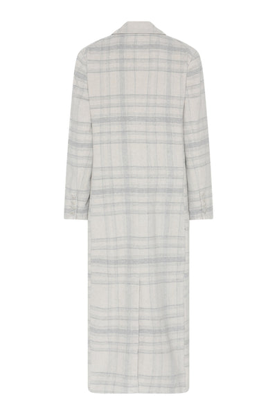 KentioBBAbellas coat Beige Check - BBW5082 Thumbnail
