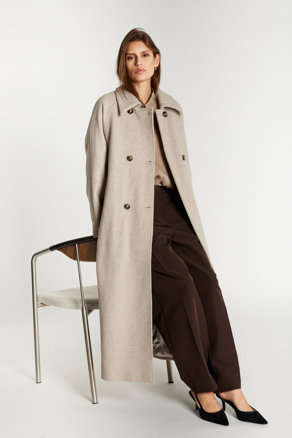 OranioBBBAuvira coat .Sand - BBW5080