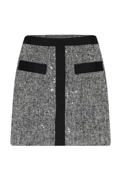 RhytisBBJoanina skirt Grey Melange - BBW5142 Thumbnail