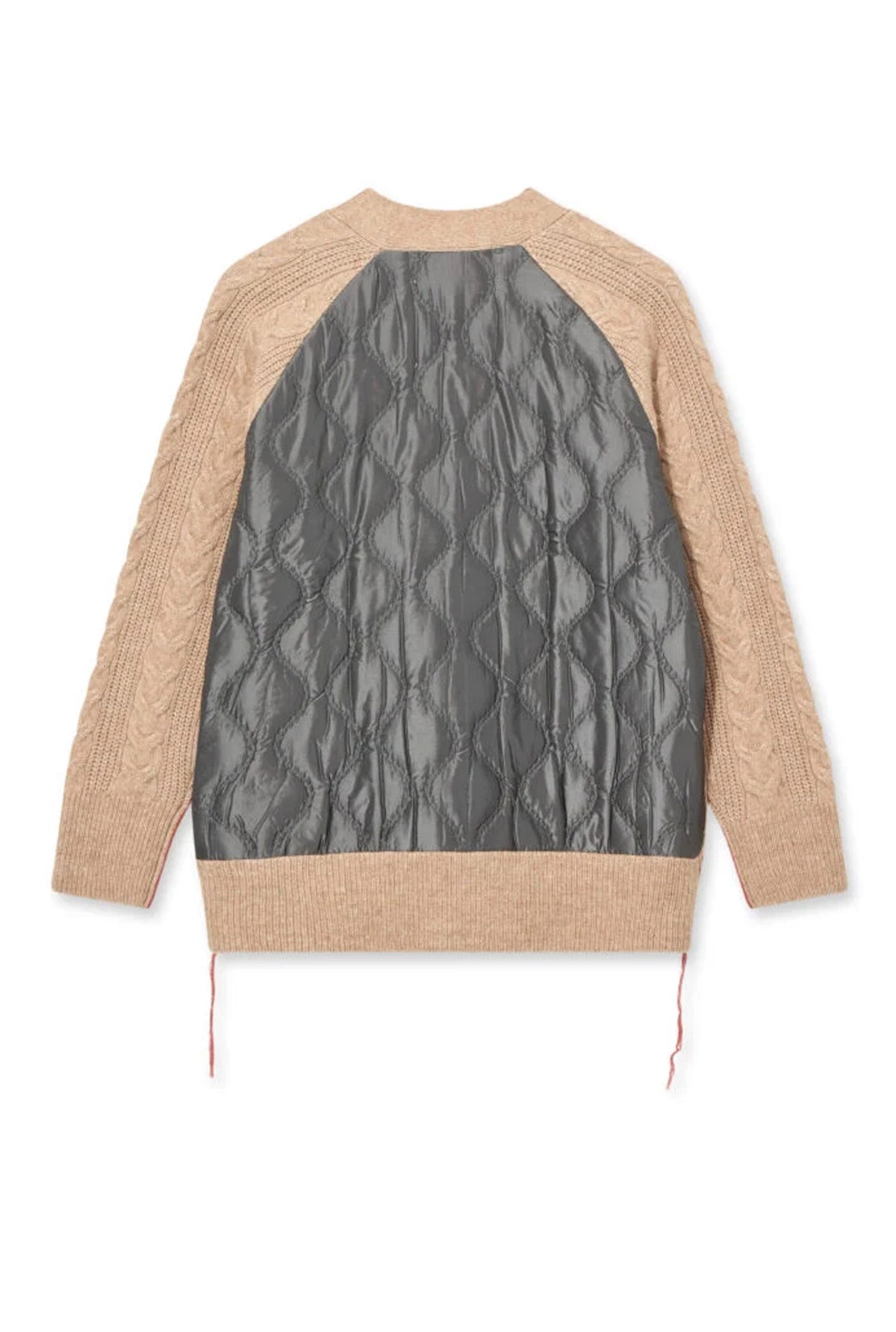 MMHRio Quilt Cardigan BONE BROWN - 800314