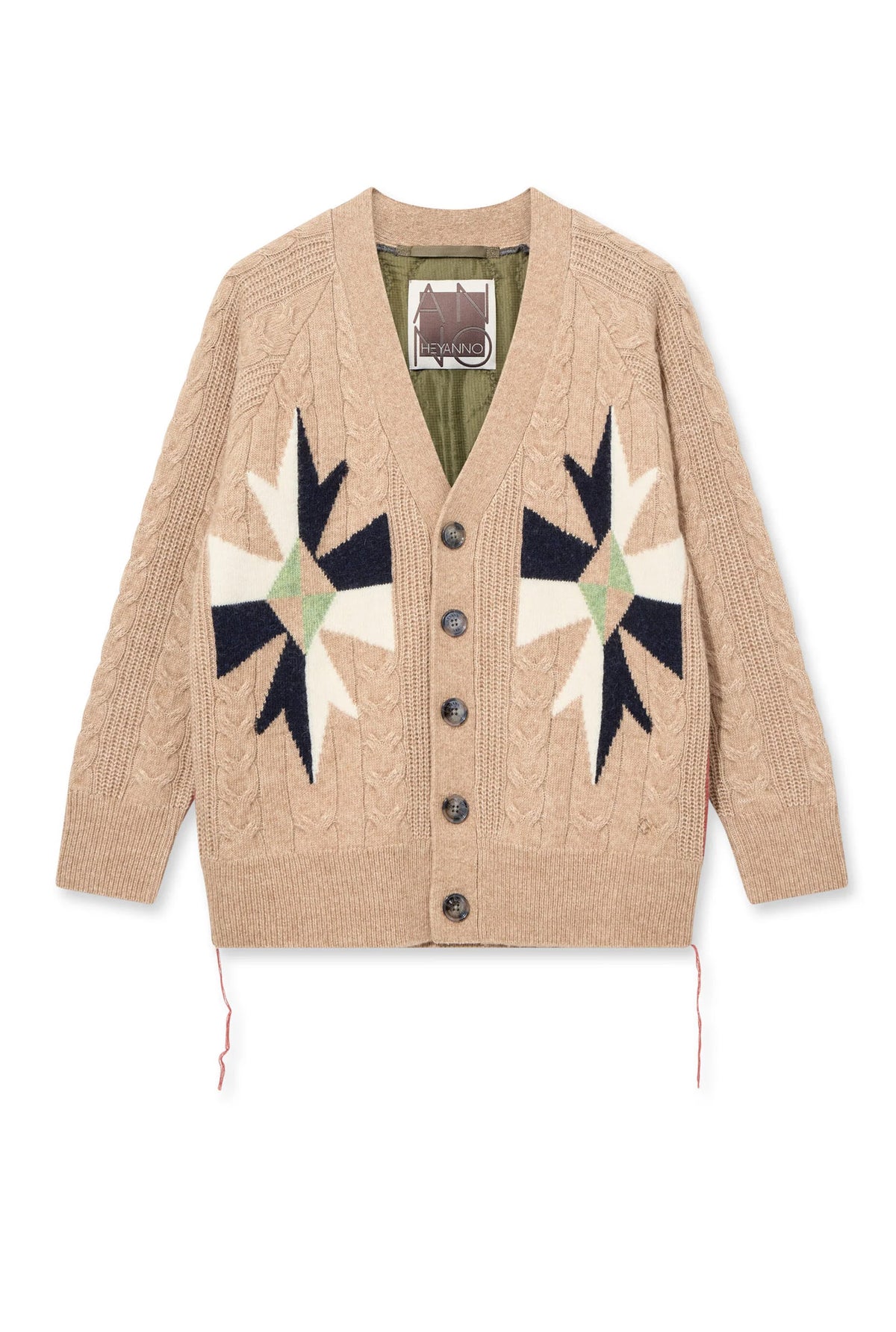 MMHRio Quilt Cardigan BONE BROWN - 800314