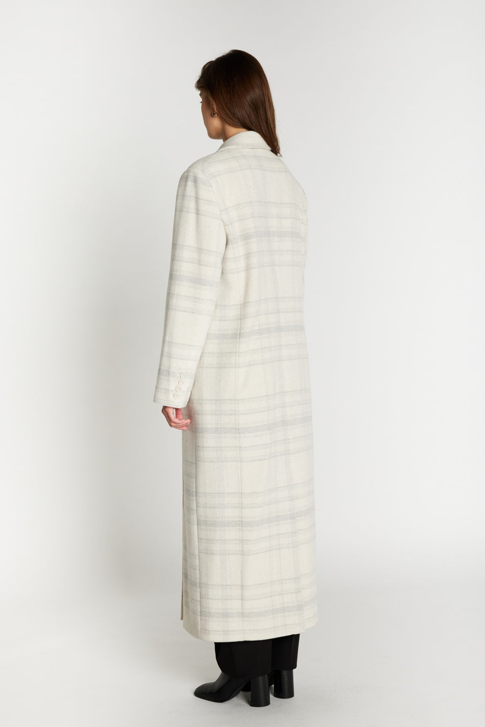 KentioBBAbellas coat Beige Check - BBW5082