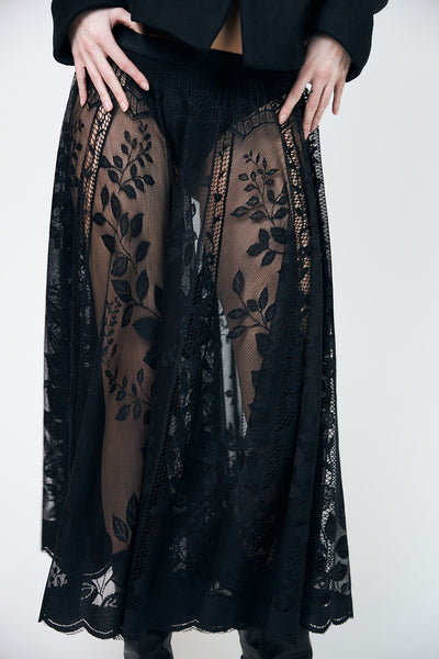 Collinsll Midi Skirt Black - 26493-2035 Thumbnail