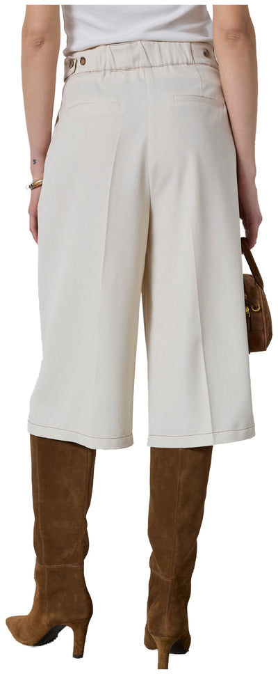 TerryCC Pleat Bermuda 320-Bisquit - 41205 Thumbnail