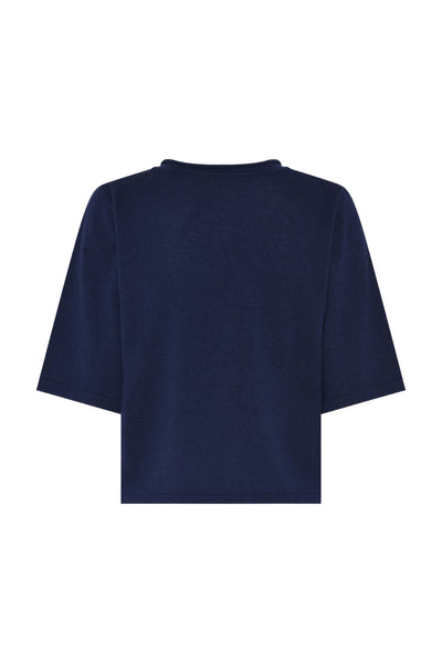 ChalinaBBAndra knit DARK BLUE - BBW4837 Thumbnail