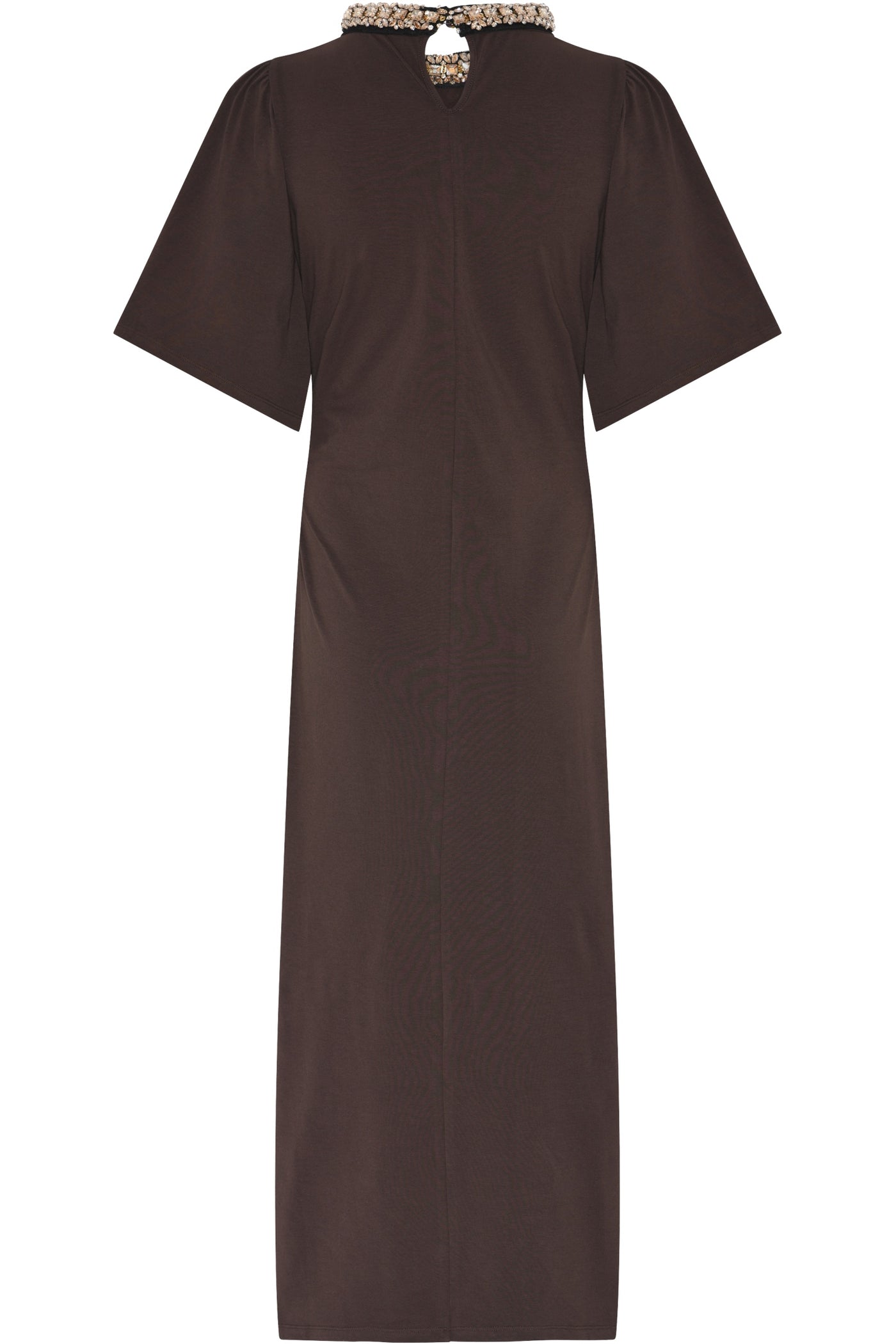 AlnusBBNathala Trim dress CHESTNUT - BBW4960