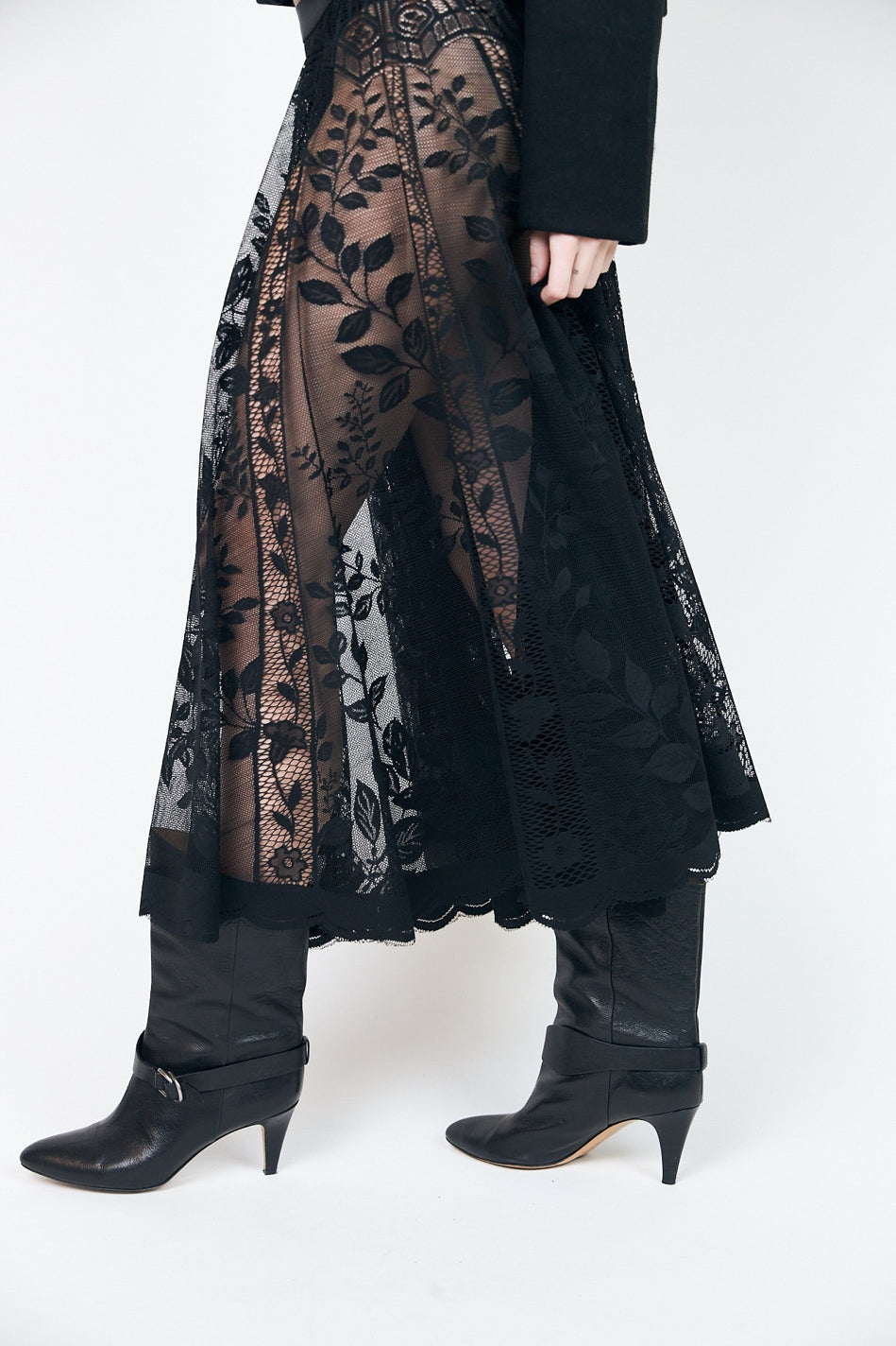 Collinsll Midi Skirt Black - 26493-2035
