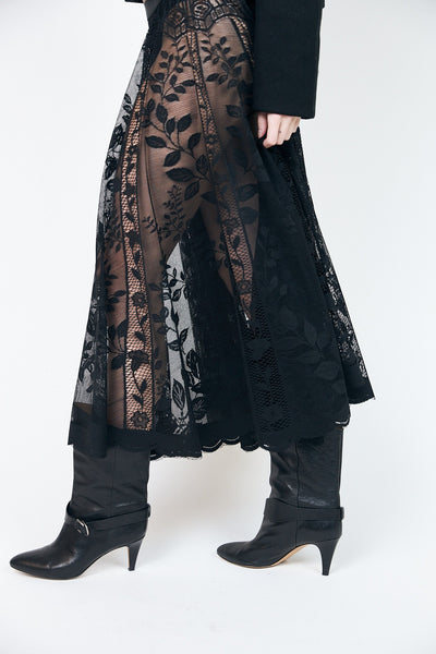 Collinsll Midi Skirt Black - 26493-2035 Thumbnail